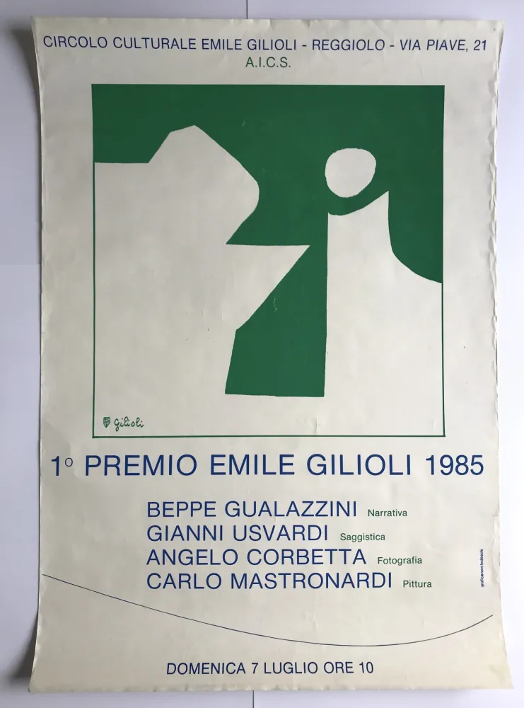 Poster Gilioli - Circolo culturale Emilio Gilioli / Reggiolo