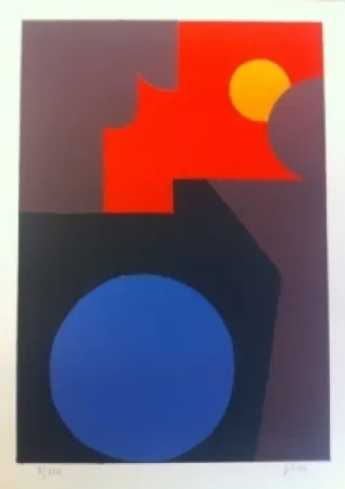 Lithografie Gilioli - Composition IV