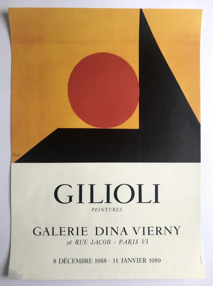 Poster Gilioli - Galerie Dina Vierny