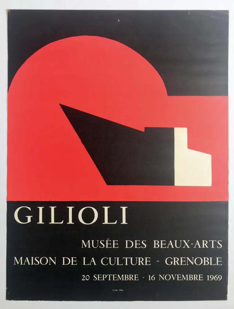 Lithografie Gilioli - Musée des beaux-arts - Maison de la culture de Grenoble