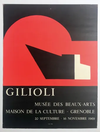 Lithografie Gilioli - Musée des beaux-arts - Maison de la culture de Grenoble