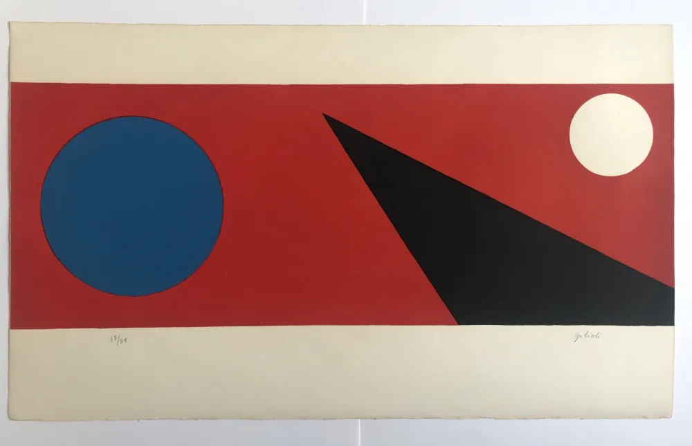 Lithografie Gilioli - Sans titre