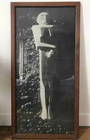 Geen Techniek Gilioli - Tirage grand format du Monument aux martyrs du Vercors (dans son coffrage d'atelier)