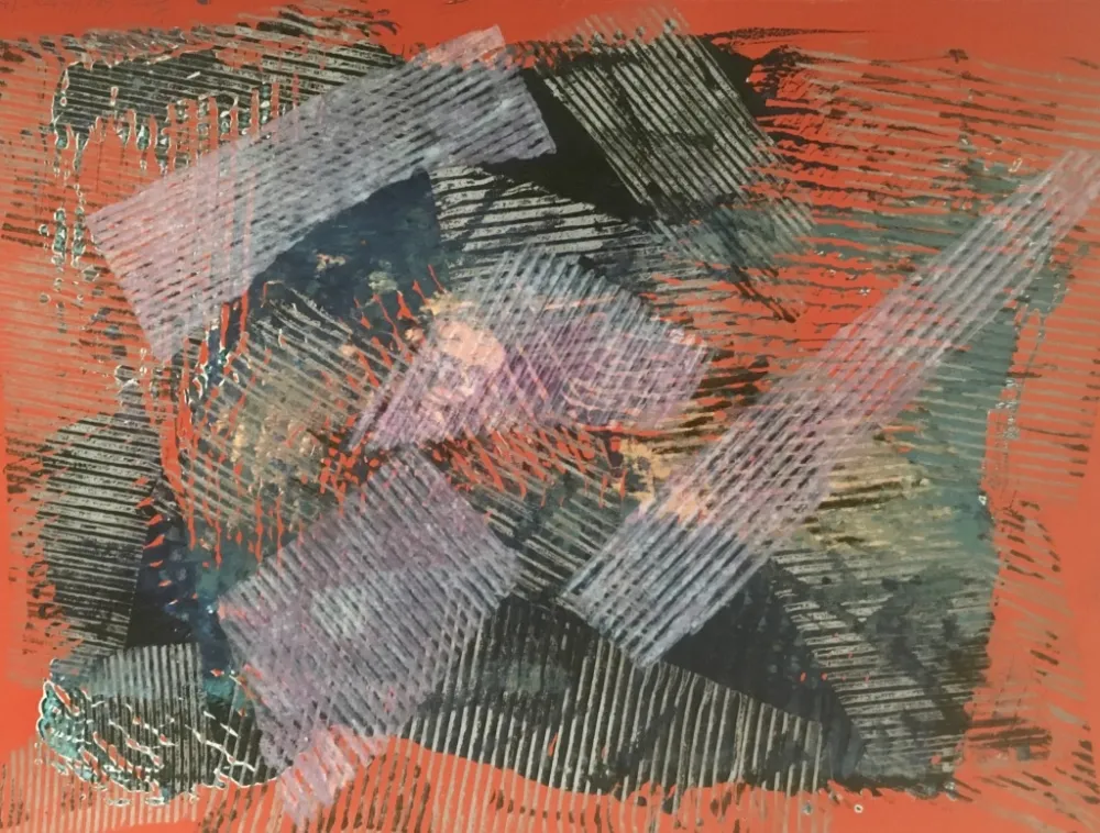 Collografie Gilliam - Beat on Boxes