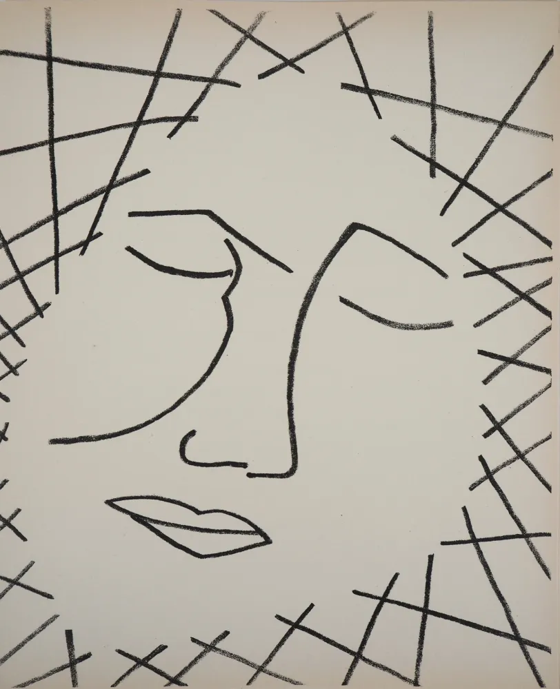 Lithografie Gilot - PAGE D AMOUR : REVERIE