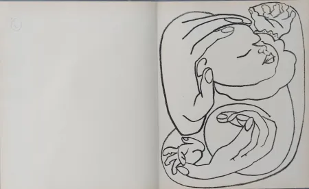 Lithografie Gilot - PAGES  D AMOUR : LE  BEBE  S 8 i