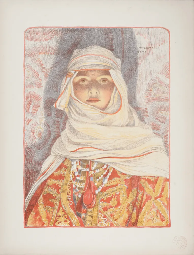 Lithografie Girardot - Femme du Riff, 1897