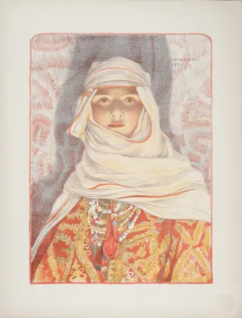 Lithografie Girardot - Femme du Riff, 1897