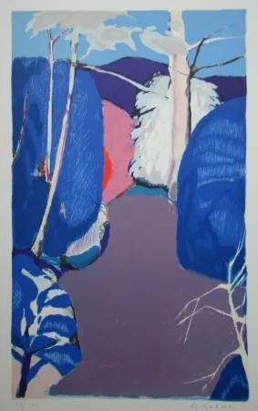 Lithografie Godard - La clairière