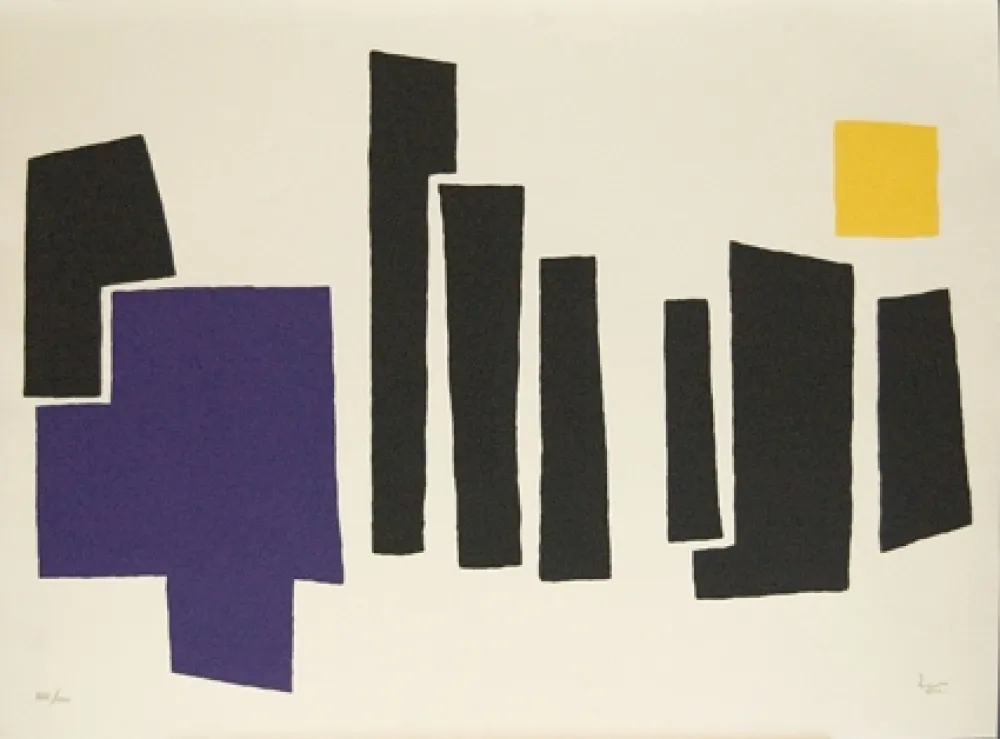 Zeefdruk Goeritz  - Bloques 