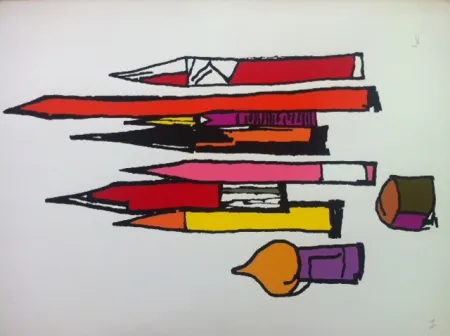 Zeefdruk Goeritz  - Tours 