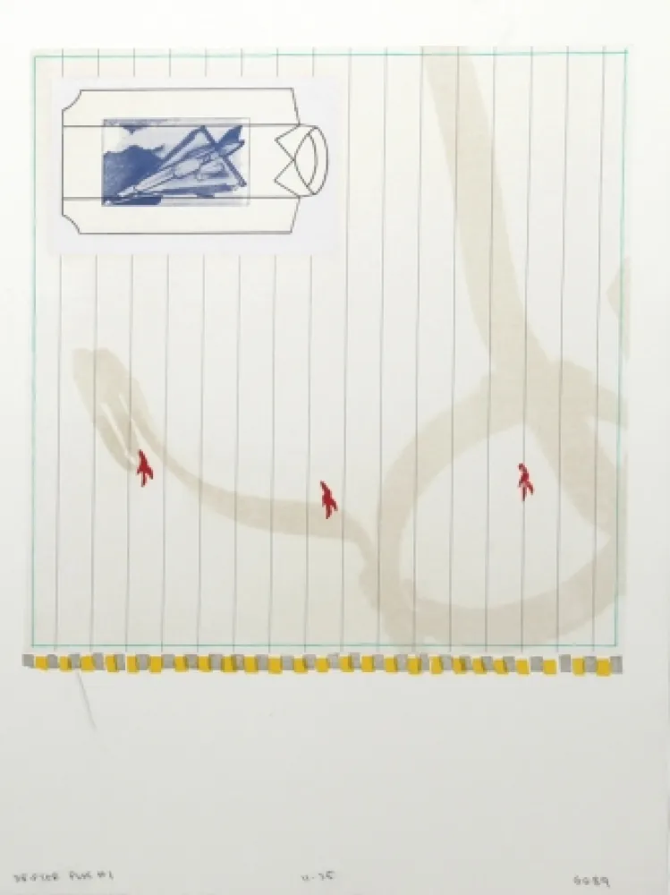 Lithografie Goldberg - Drifter Plus #1