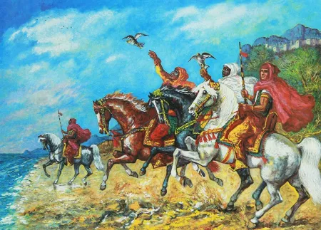 Zeefdruk Gonzaga - I FALCONERI