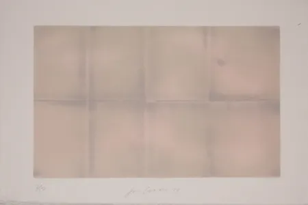 Lithografie Goode - Grey Folded Clouds - III Pink and Green