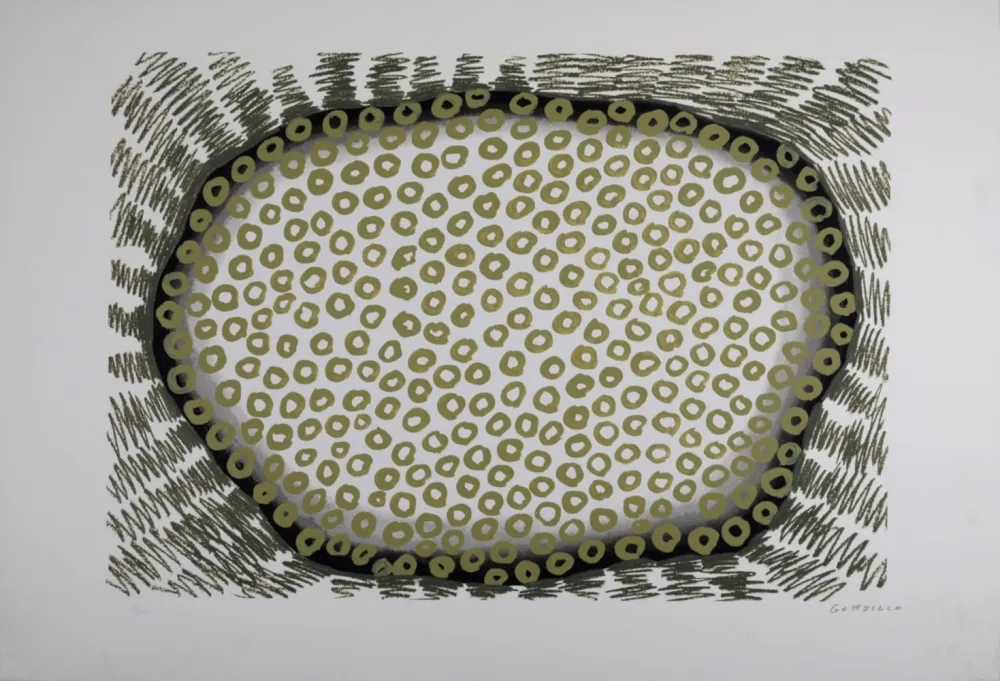 Zeefdruk Gordillo - Composition