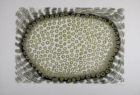 Zeefdruk Gordillo - Composition