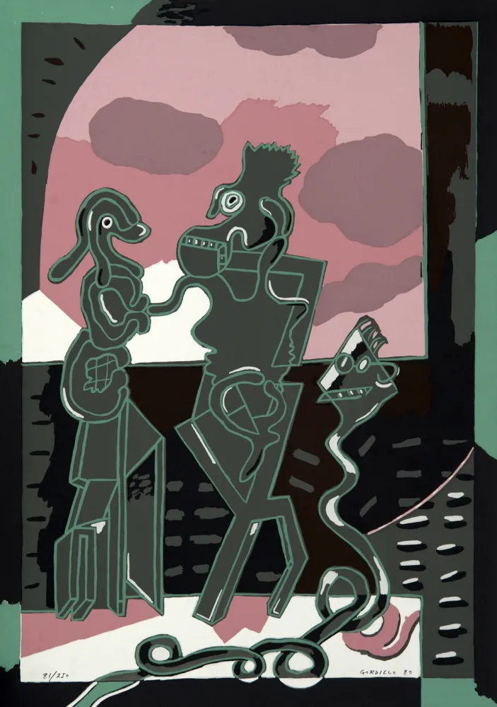 Zeefdruk Gordillo - Sin título