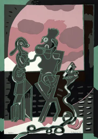 Zeefdruk Gordillo - Sin título