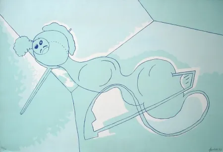 Zeefdruk Gordillo - Sin título