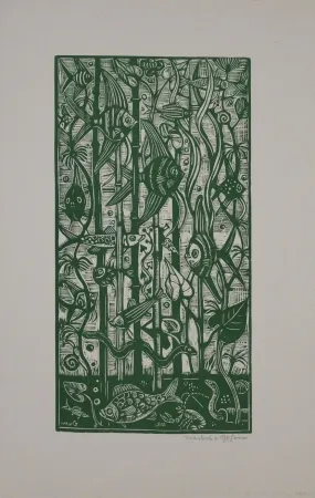 Houtsnede Gosen (Von) - Aquarium