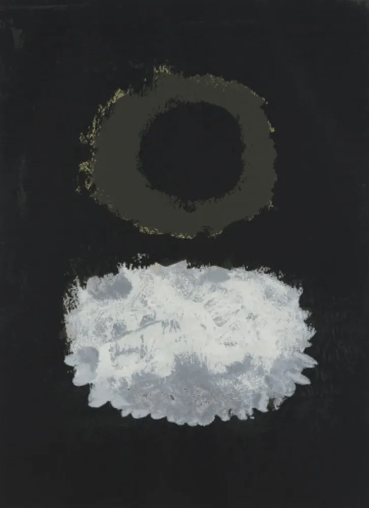 Zeefdruk Gottlieb - Black Field