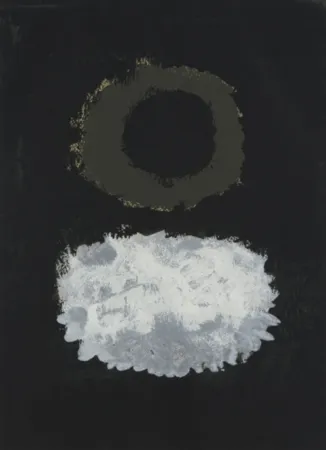 Zeefdruk Gottlieb - Black Field