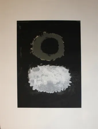 Zeefdruk Gottlieb - Black Field