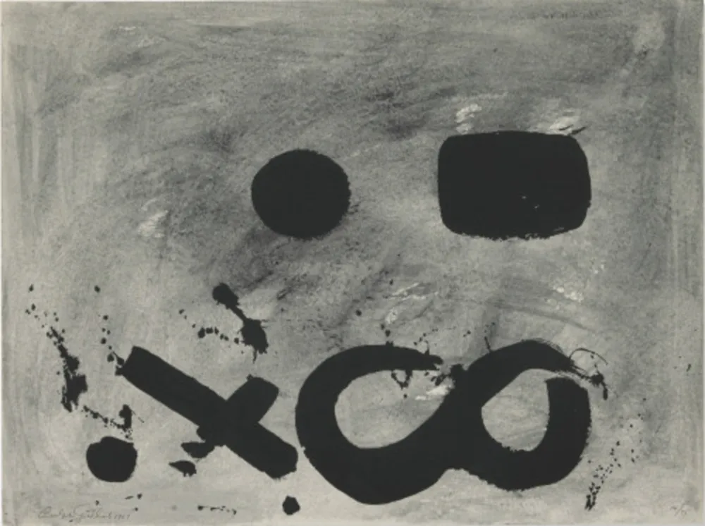 Zeefdruk Gottlieb - Figure Eight