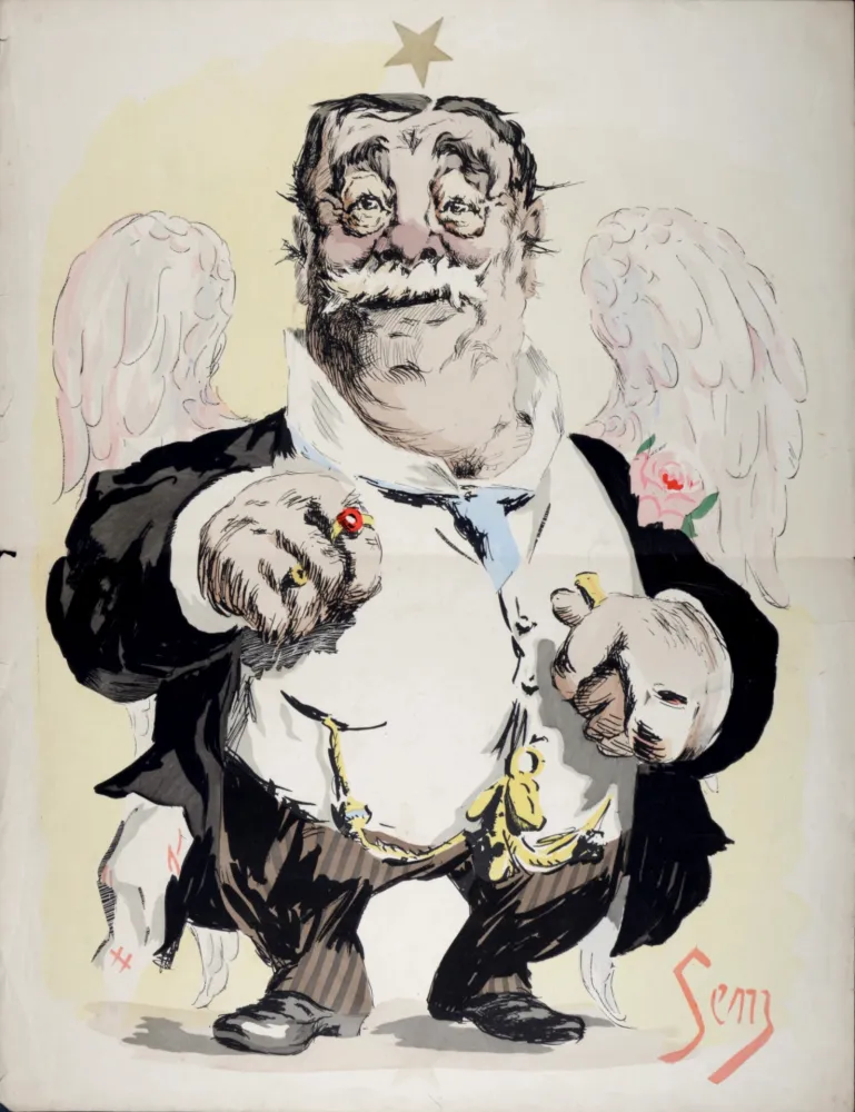 Lithografie Goursat - Caricature, c. 1890-1920