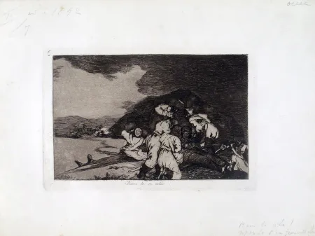 Ets En Aquatint Goya - BIEN TE SE ESTA' 
