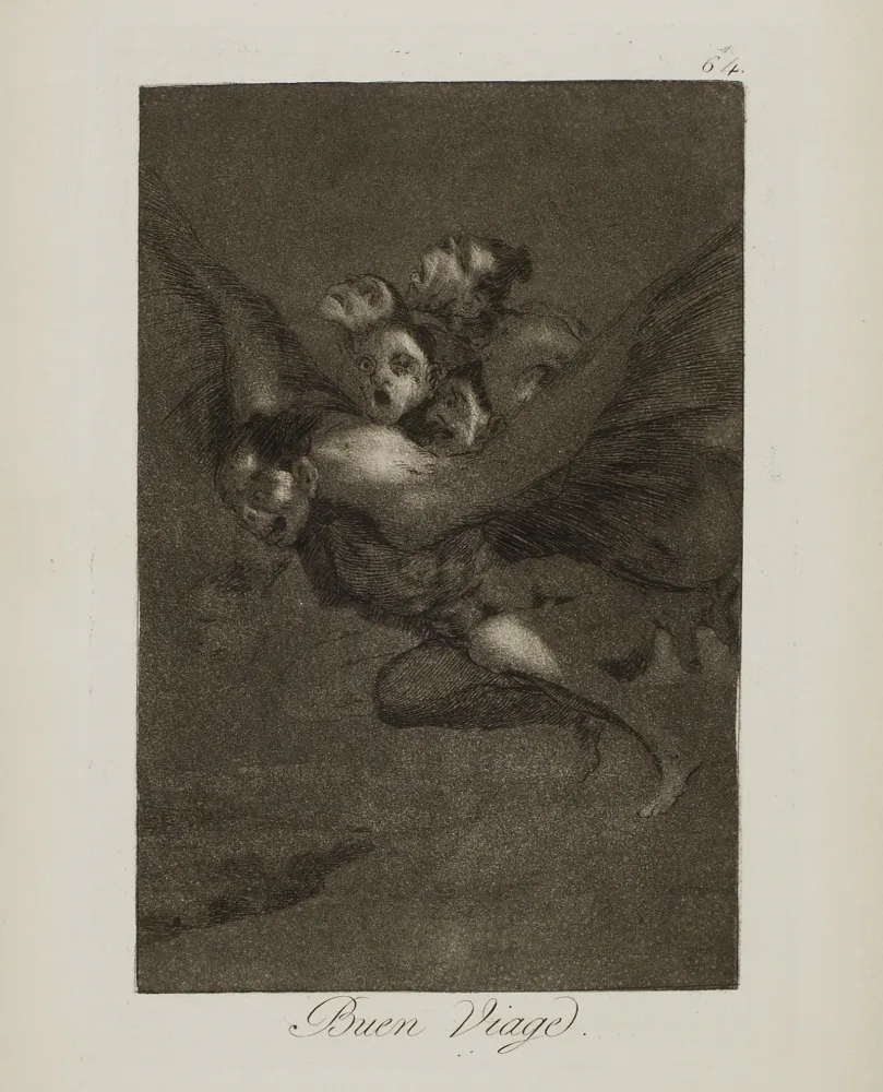 Ets En Aquatint Goya - Buen Viage