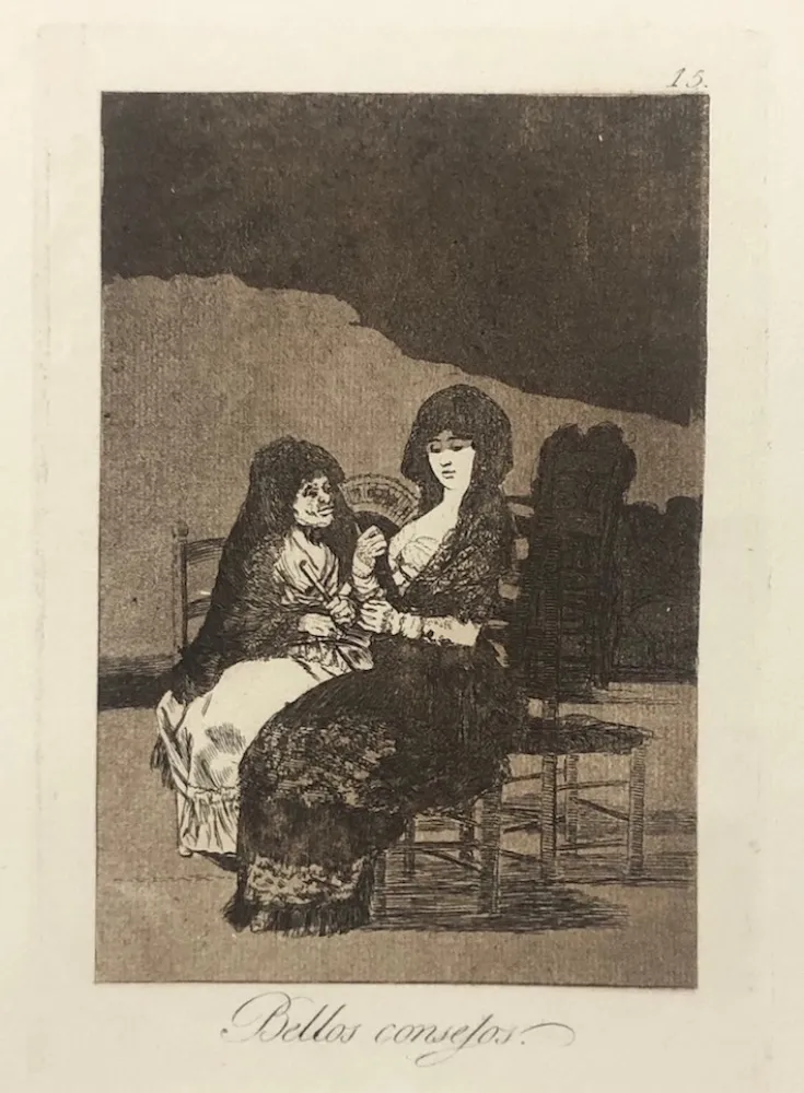 Ets Goya - Capricho 15. Bellos consejos