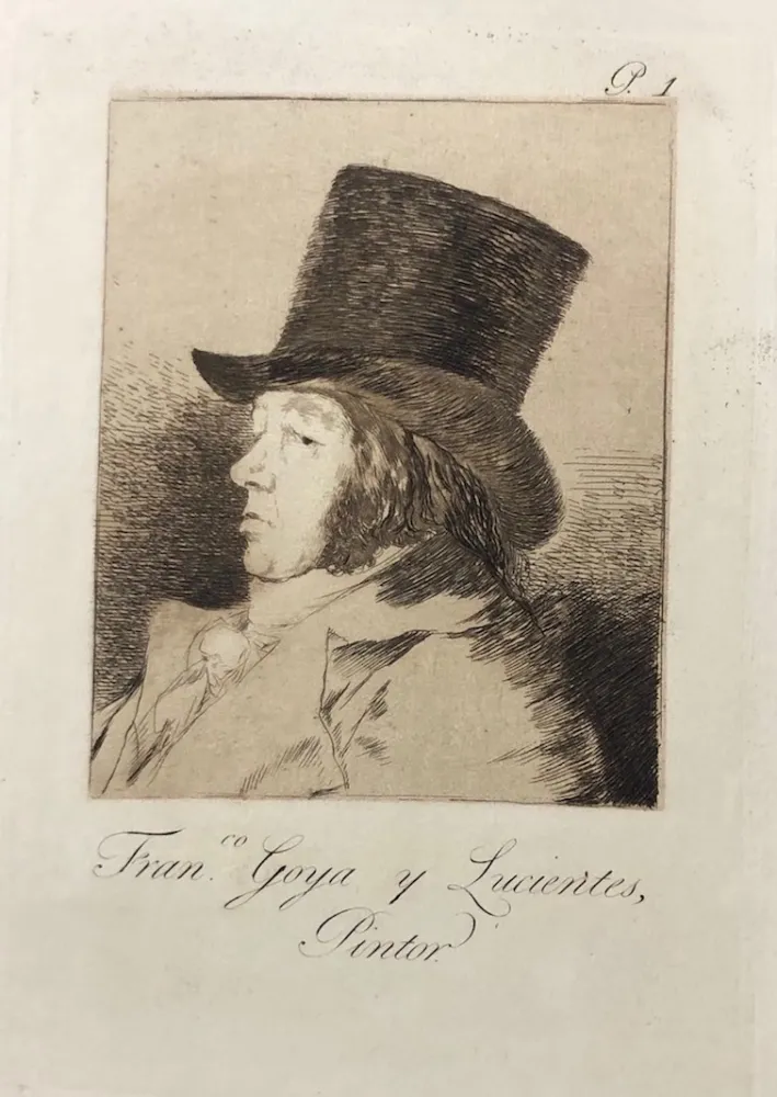 Ets Goya - Capricho1. Francisco , Goya y Lucientes pintor