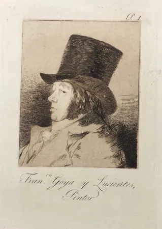 Ets Goya - Capricho1. Francisco , Goya y Lucientes pintor