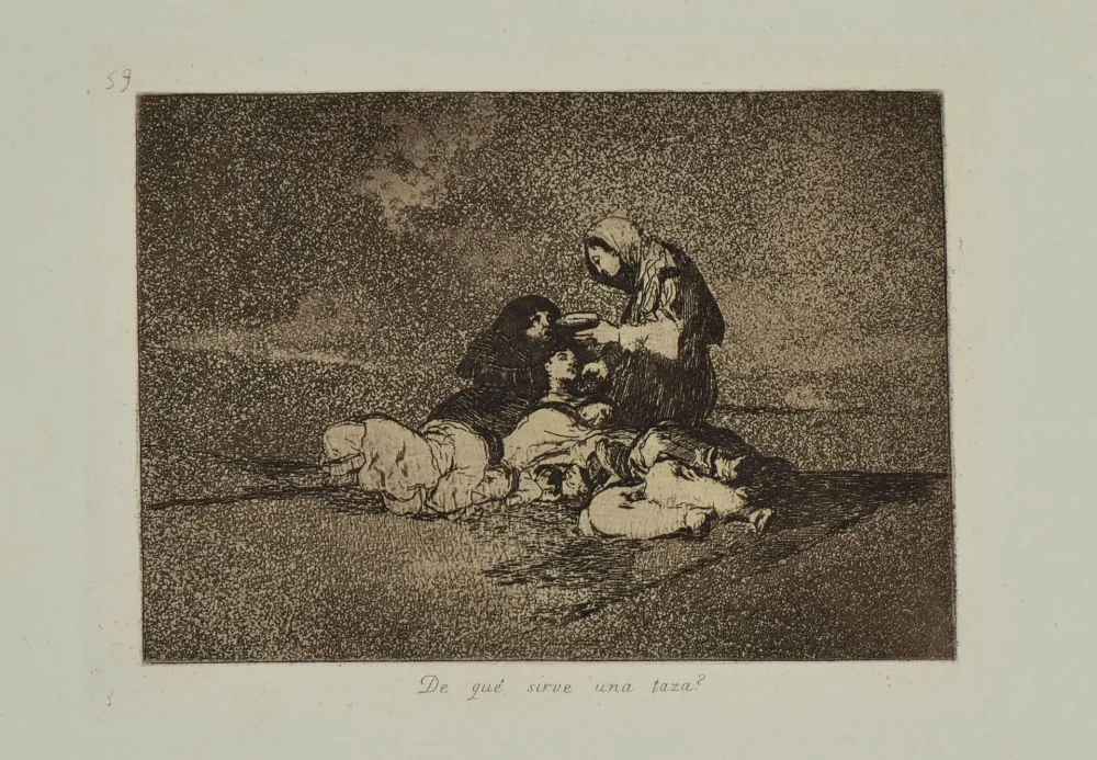 Ets En Aquatint Goya - DE QUE SIRVE UNA TAZA?
