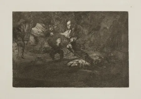 Ets En Aquatint Goya - Dios los cria y ellos se juntan (Los fantasmas)
