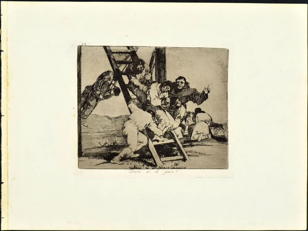 Ets En Aquatint Goya - DURO ES EL PASO