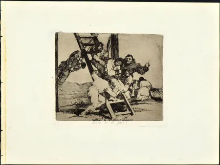 Ets En Aquatint Goya - DURO ES EL PASO