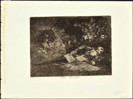 Ets En Aquatint Goya - NADA. ELLO DIRA'