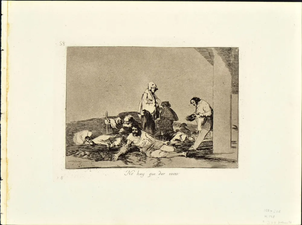 Ets En Aquatint Goya - NO HAY QUE DAR VOCES