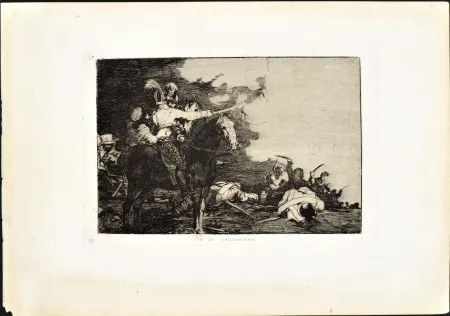 Ets En Aquatint Goya - NO SE CONVIENEN