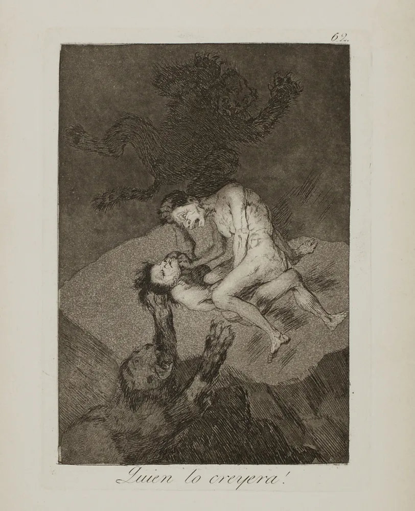 Ets En Aquatint Goya - Quien lo creyera !