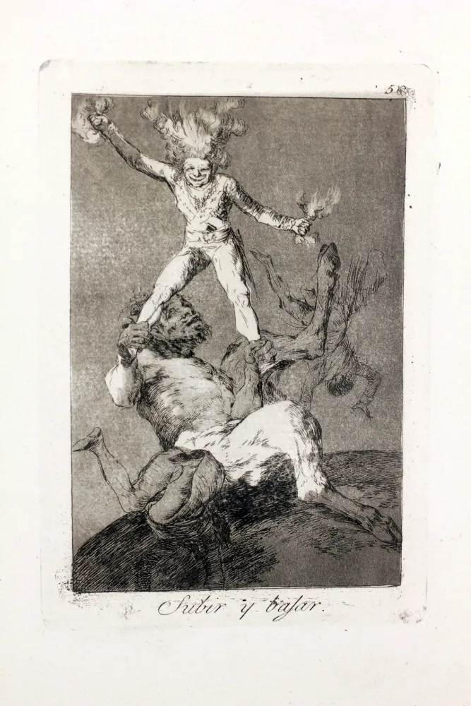 Ets En Aquatint Goya - Subir y bajar