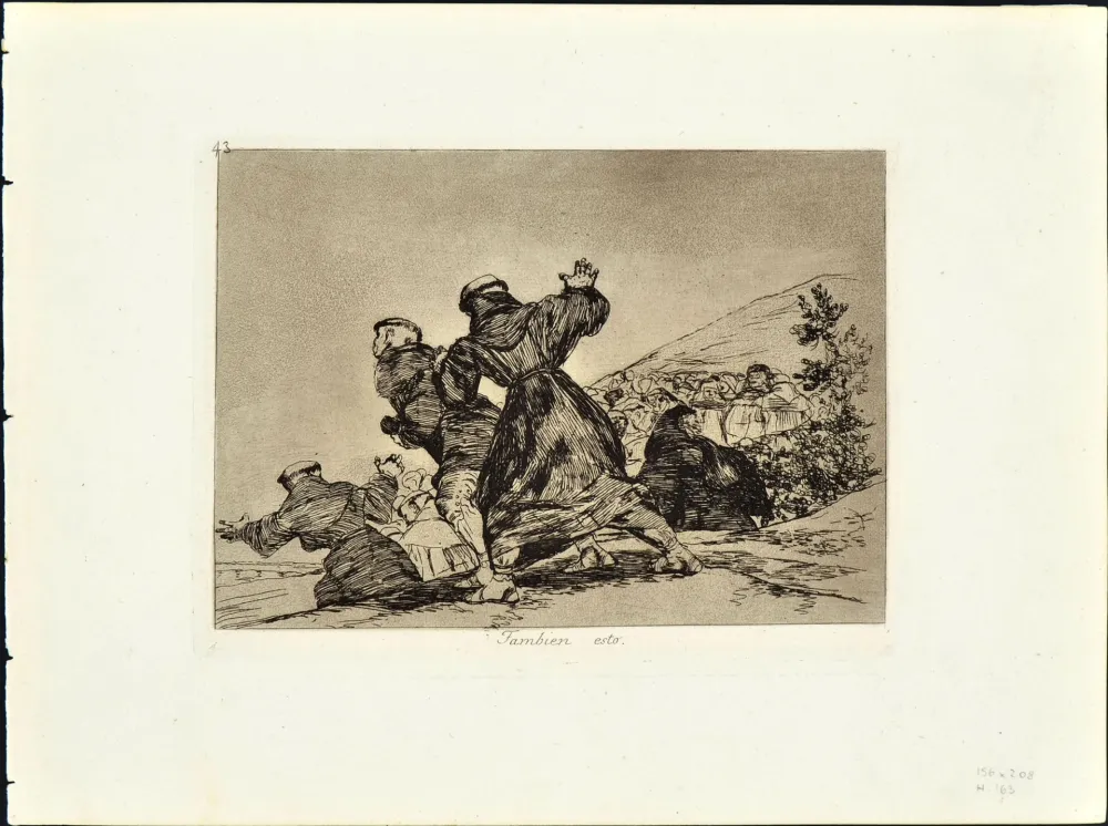 Ets En Aquatint Goya - TAMBIEN ESTO