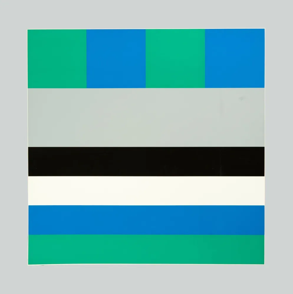 Zeefdruk Graeser - Kuhle relation/konversion-1966/1973