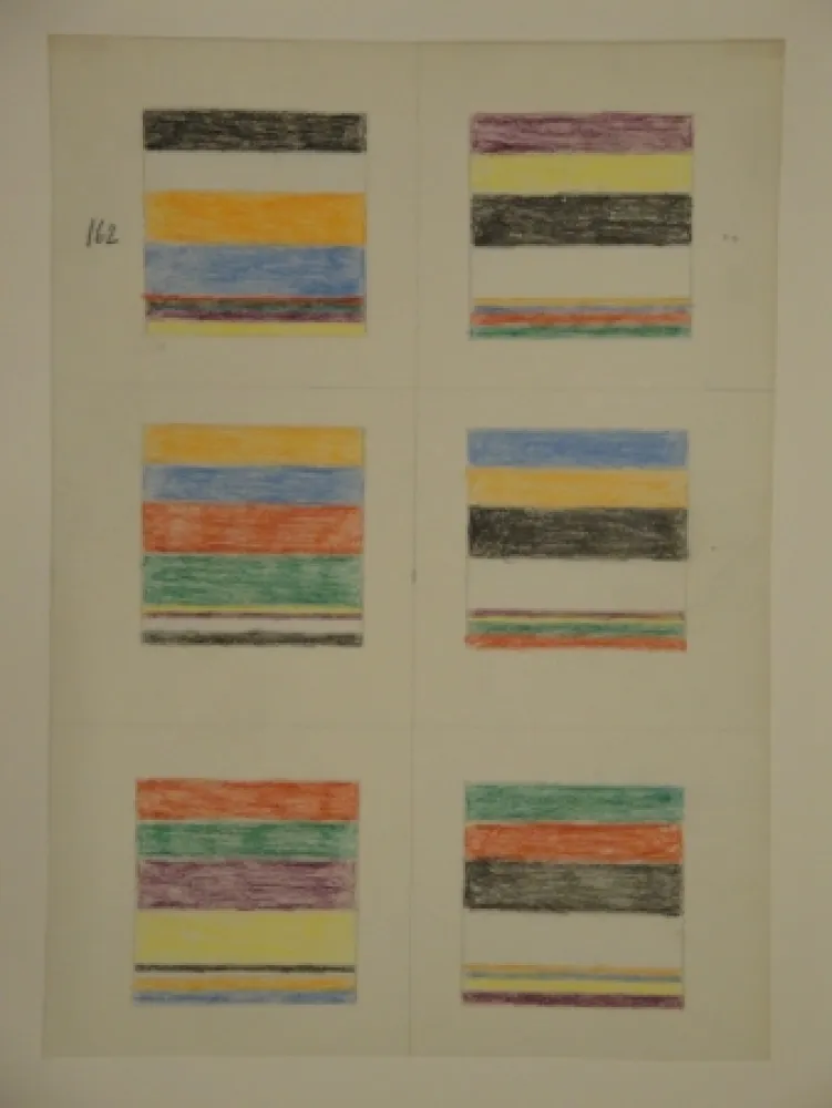 Geen Techniek Graeser - Skizzenblatt, um 1961. 