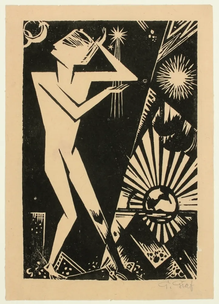 Houtsnede Graf - Austeigender Tag (Rising Day)