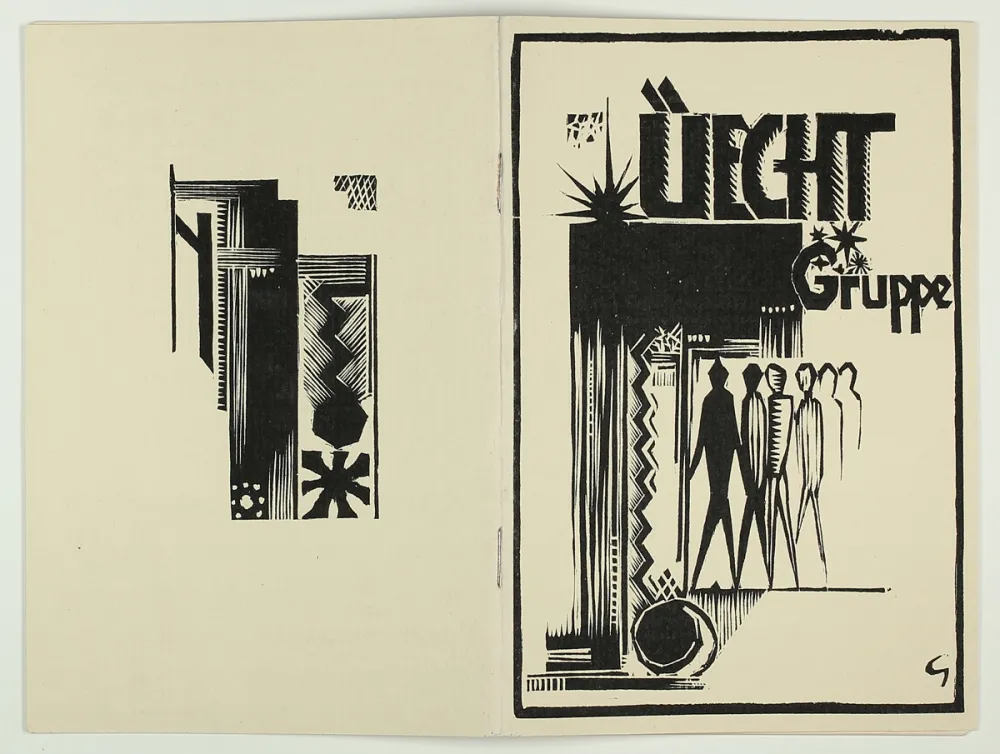 Houtsnede Graf - Üecht-Gruppe