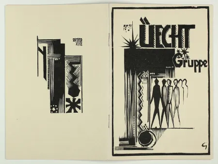 Houtsnede Graf - Üecht-Gruppe