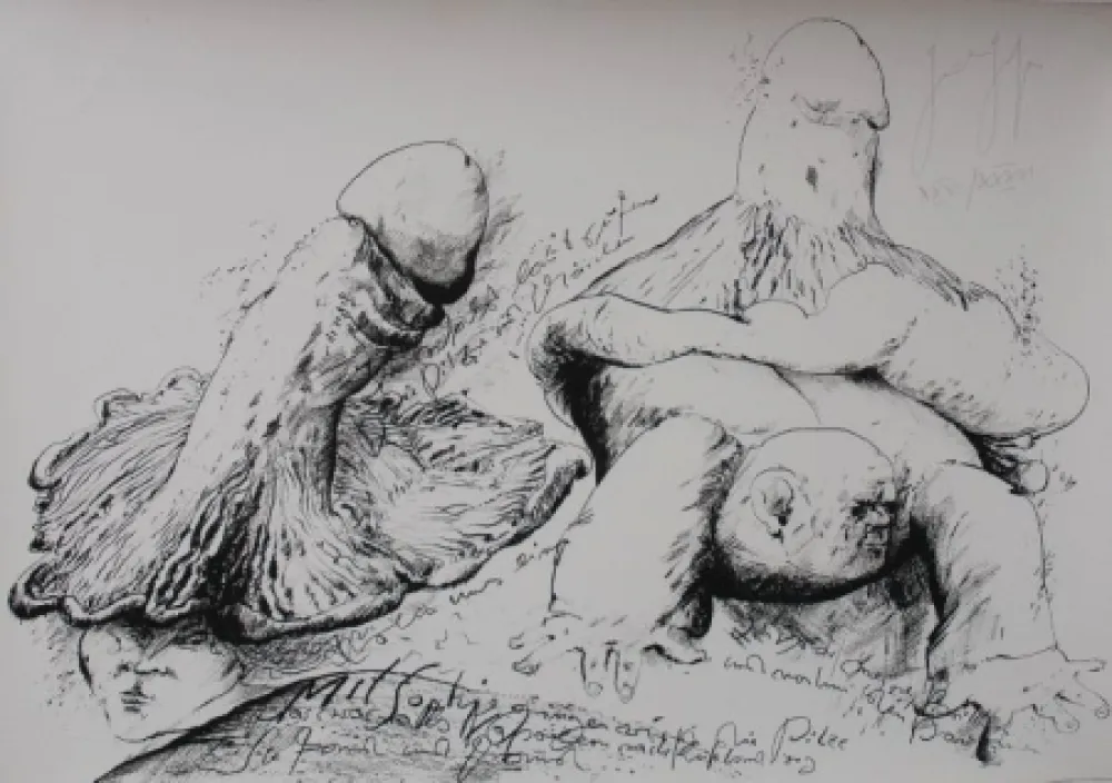 Lithografie Grass - Senza titolo 